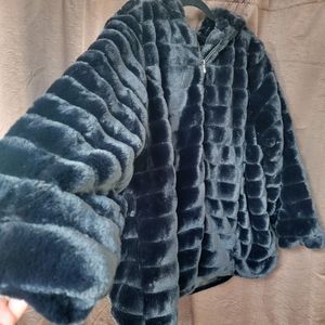 Steve Madden Faux Fur Hooded Coat